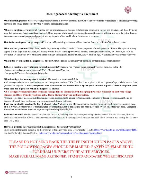 MedicaL Examination Report USA (США)